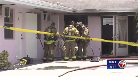 10 Families Displaced After Fire Rips Through North Miami Apartments