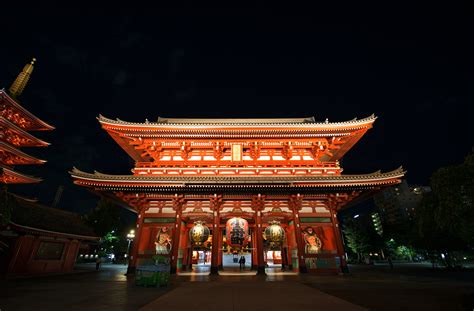 Low Angle View of Temple at Night · Free Stock Photo