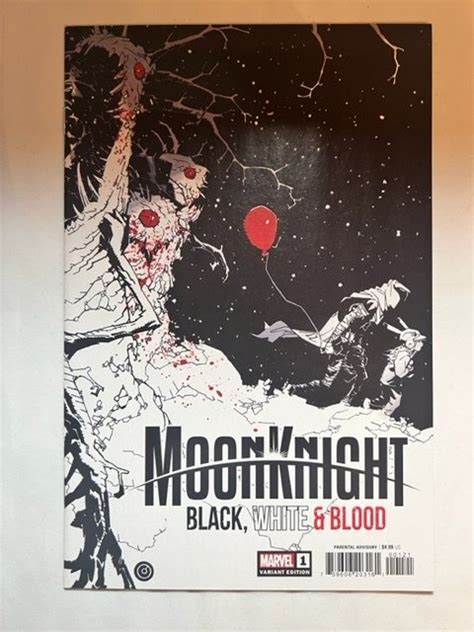 Moon Knight Black White And Blood 1 2022 Chris Bachalo Variant