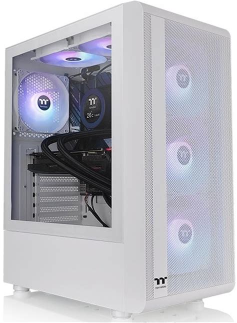 Gabinete Thermaltake S Tg Argb Snow White Fan