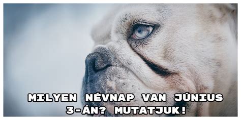 Milyen névnap van június 3 án Mutatjuk