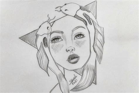 Easy Surrealism Drawing Ideas How To Draw A Face Pencil Sketch Step By