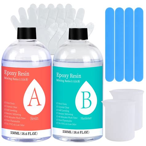 Buy Yrym Ht Crystal Clear Epoxy Resin Kit 372 Oz Casting Resin Clear Resin Epoxy For Crafts