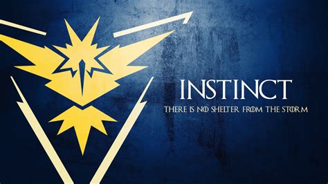 Team Instinct Hd Wallpaper Pokemon Go