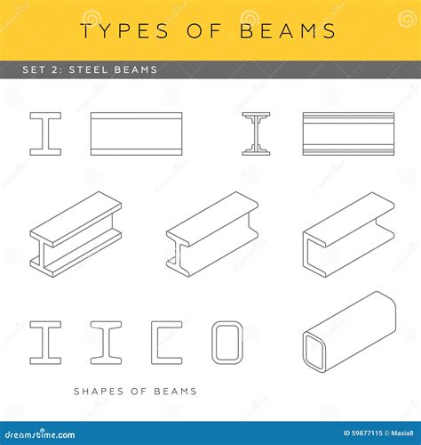 Steel Beams Stock Illustration Illustration Of Iron 59877115