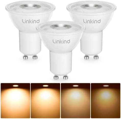 Linkind Gu Led Bulbs Dimmable Warm White K Gu Spotlight Bulbs