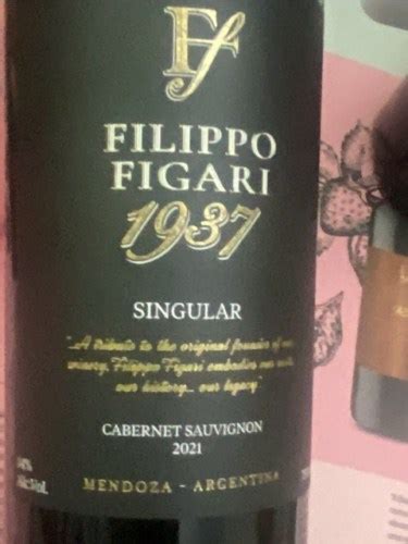 Filippo Figari 1937 Singular Cabernet Sauvignon Vivino US