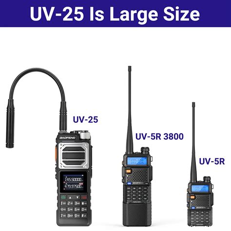 Baofeng Uv V Tactical Radio With Cm Cs Tactical Antenna Long