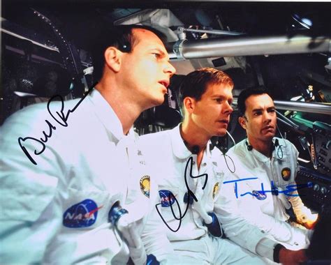 Apollo 13 Cast Signed Photo X3 Tom Hanks, Kevin Bacon, Bill Paxton W ...