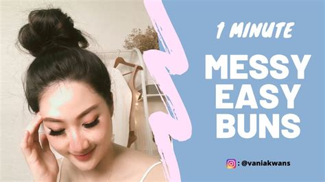 Easy Messy Hair Bun Tutorial Using No Bobby Pins How To Do A Fast