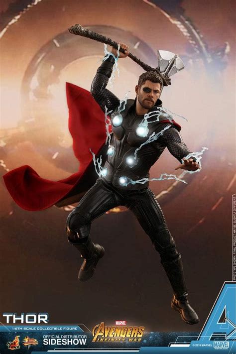Amazon.com: Hot Toys Marvel Avengers Infinity War Thor 1/6 Scale Action ...