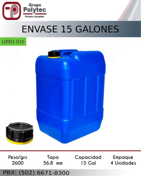 Caneca Galones Lacoplast Polytec Envases Pl Sticos F Brica