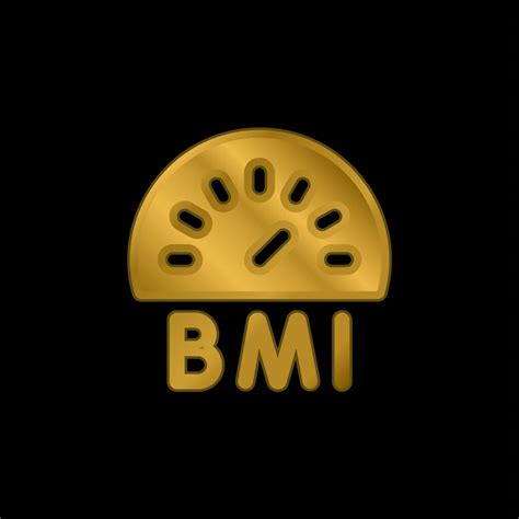 Bmi Gold Plated Metalic Icon Or Logo Free Stock Vector Graphic Image ...