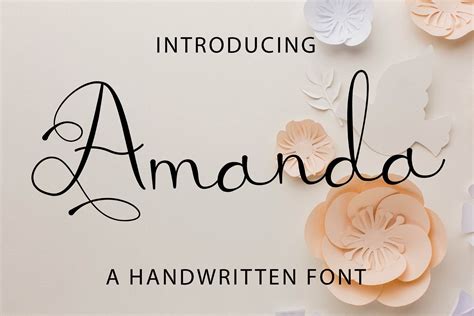 Amanda Font By Densu Creative · Creative Fabrica