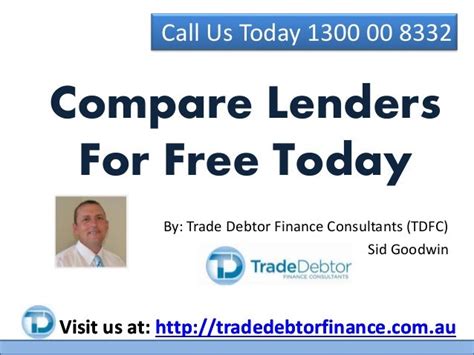 Compare Debtor Finance Lenders For Free Today