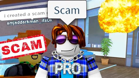 The Roblox Scam Experience Youtube