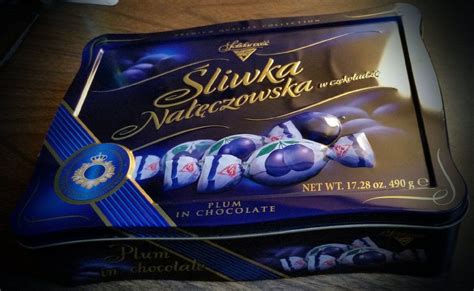 Solidarnosc Sliwka Naleczowska Plum In Chocolate G Decorative Tin