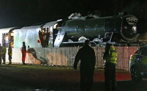 Two injured in Flying Scotsman crash at Aviemore station