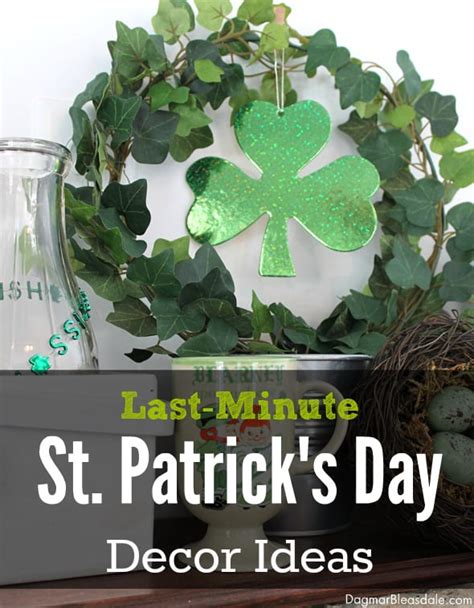 St. Patrick's Day Mantel Decor Ideas That Are Inexpensive and Easy