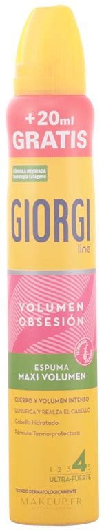 Giorgi Line Maxi Volumen Foam N 4 Mousse Pour Cheveux Volume Makeup Fr