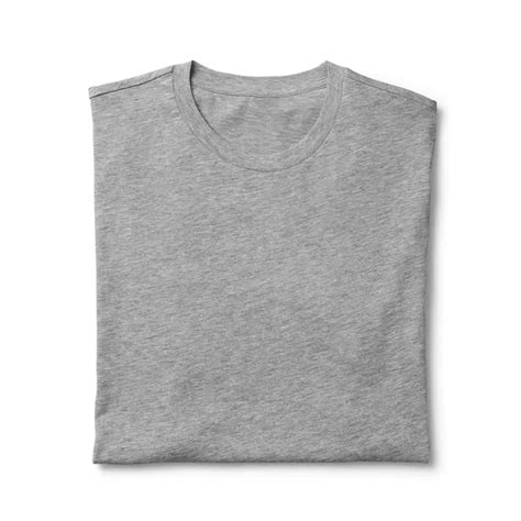 Folded Grey T-shirt Mockup