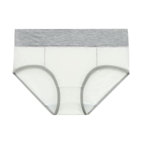 Women Solid Color Patchwork Briefs Panties Underwear Knickers Bikini