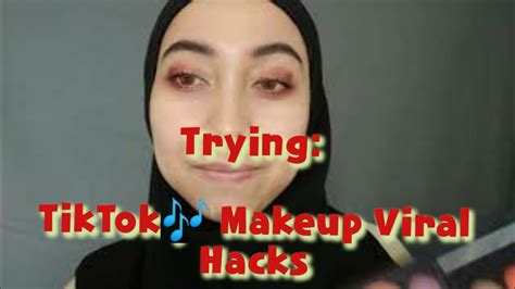 Trying Tiktok Makeup Hack Is It Works Youtube