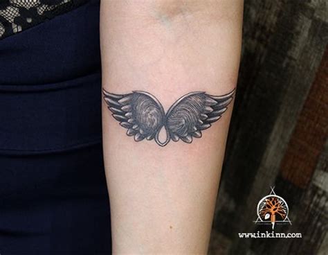 Top More Than Fingerprint Tattoo With Wings Latest In Coedo Vn