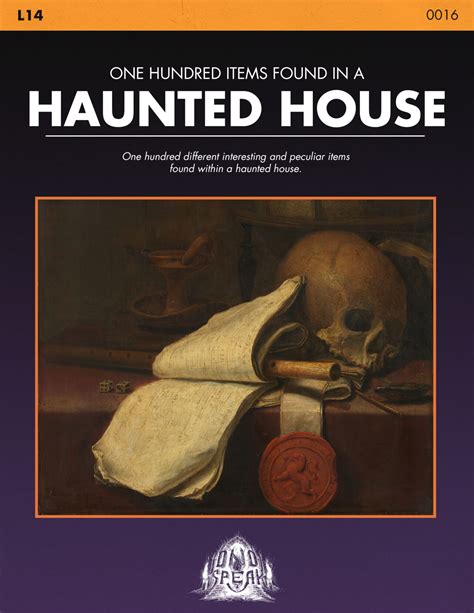 100 Items Found In a Haunted House - Dndspeak