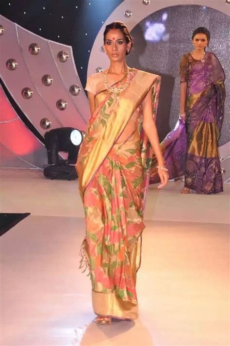 By Gaurang South Silk Sarees Indian Outfits Lakme Fashion Week