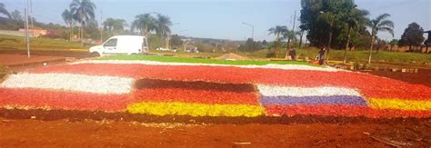 Decoraci N De Rotondas Frente Al Parque Inicio De Fiesta Nacional Del