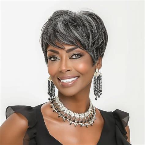 Bingsing Short Pixie Cut Wigs For Black Women Short Wig