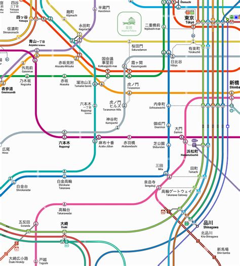 Greater Tokyo Railway Network Version 2 3 Behance