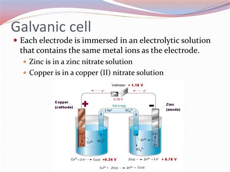 Ppt Galvanic Cells Converting Chemical Energy To Electrical Energy Powerpoint Presentation