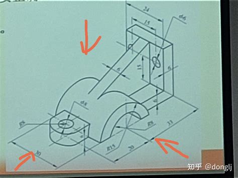 机械制图组合体这题三视图怎么画？ 知乎