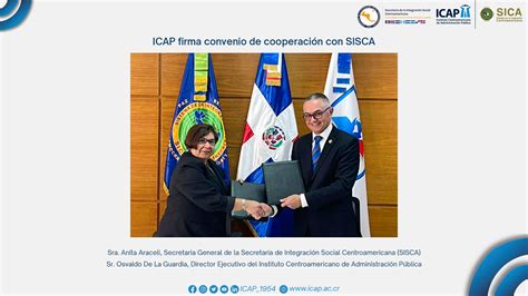 Icap Firma Convenio De Cooperación Con Sisca Icap Instituto