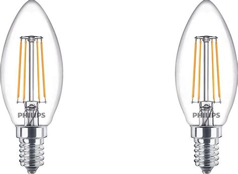 Philips Led Lamp Filament Set Stuks Classic Ledcandle B