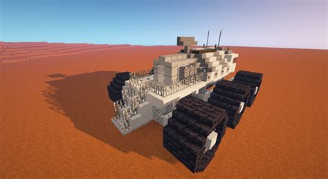 Heavy Mars rover Minecraft Map