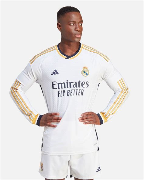 Camiseta De Manga Larga Real Madrid Authentic E Milit O