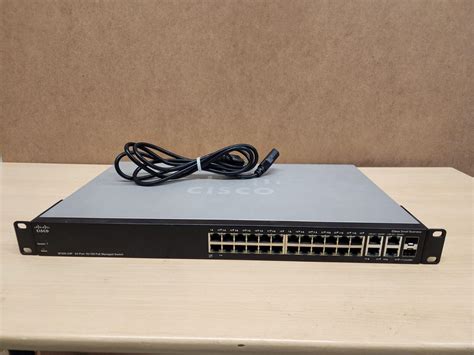 Cisco 24 Port Poe Managed Gigabit Switch SF300 24P EBay