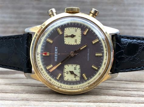 HEBERT Vintage Chronograph Valjoux 7733 NO RESERVE Catawiki