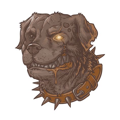 Vector illustration of evil mad dog - Download Free Vectors, Clipart Graphics & Vector Art