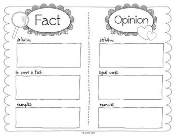 Fact and Opinion Posters by Julia Lee | Teachers Pay Teachers