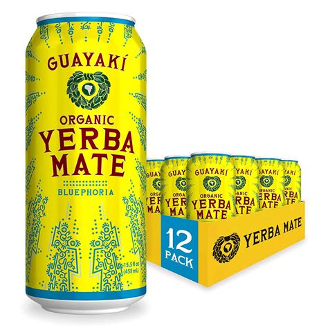 Guayaki Yerba Mate Bluephoria Organic Clean Energy Drink 15 5 Ounce