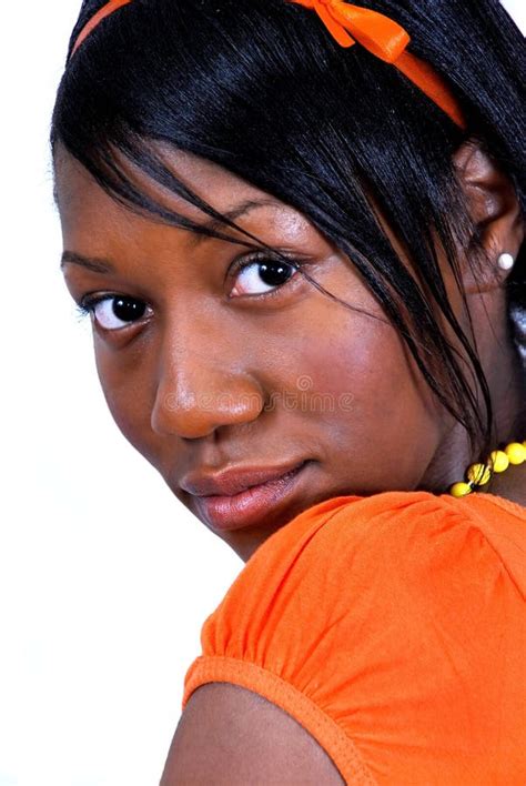 Fille De L Adolescence Noire Image Stock Image Du Am Ricain Mod Le