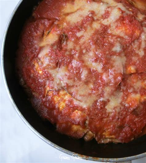 Parmigiana Con Melanzane Grigliate Cotta In Padella Ricetta Le