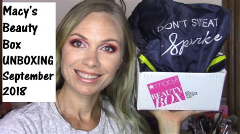 Macy S Beauty Box Unboxing September 2018 Giveaway Open YouTube