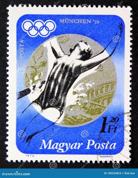 Postage Stamp Magyar Hungary Silver Medalist Andrea Gyarmati