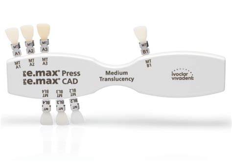 Ivoclar Vivadent Ips E Max Press Cad Mt Shade Guide Roos Dental