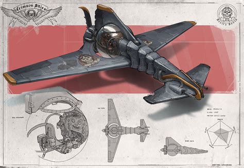 Artstation Redesign Crimson Skies Mosquito Light Fighter Martynas